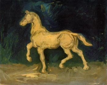 Vincent Van Gogh : Statuette of a Horse